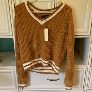 V-neck sweater